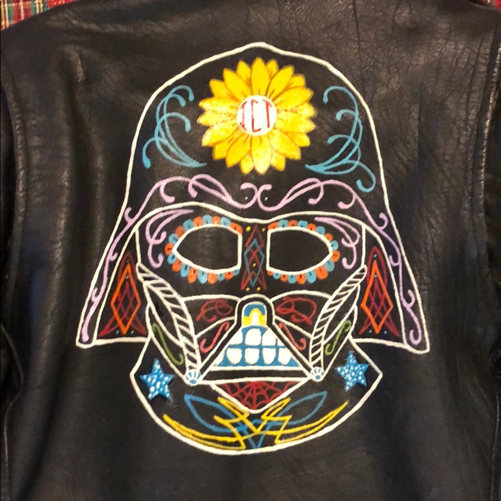 Custom Darth Vader Leather Jacket - image 3